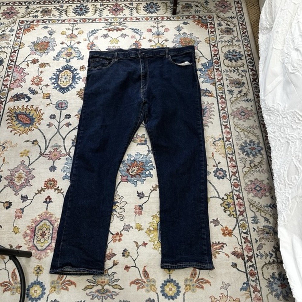 Levi's 541 Jeans Mens Big & Tall 50x30 Dark Blue Denim Stretch‎